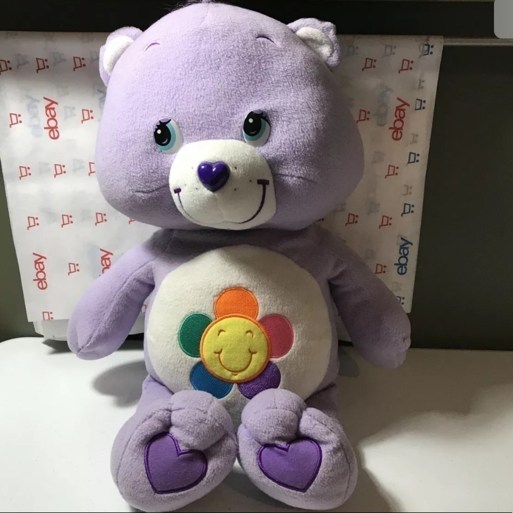 Care Bear Large Harmony Bear Purple stuffed animal